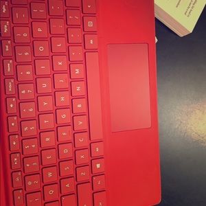 Microsoft red keyboard